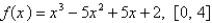 Verify that the function satisfies the three hypotheses of Rolle's Theorem on the given interval. Then find all numbers c that satisfy the conclusion of Rolle's Theorem.