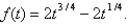 Find the critical number(s), if any of the function  