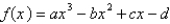 Find a cubic function that has a local maximum value of 112 at 1 and a local minimum value of -1,184 at 7.