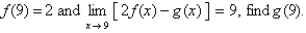 <strong>If f and g are continuous functions with </strong> A) B) C) D) E)