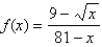 Find a function g that agrees with f for and is continuous on .