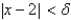 Find a number such that if , then , where .