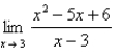 <strong>Use the graph of to guess at the limit , if it exists. </strong> A)1 B)3 C)Does not exist D)-2
