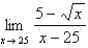 Evaluate the limit.