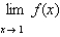 Use the graph of the function to find each limit. , ,