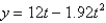 <strong>If a rock is thrown upward on the planet Mars with a velocity of , its height in meters t seconds later is given by . Find the average velocity over the time interval .</strong> A) m/s B) m/s C) m/s D) m/s E) m/s