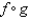Find the function   and its domain if   and   .