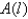 A rectangle has perimeter m. Express the area of the rectangle as a function of the length l of one of its sides.