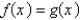 The graphs of and are given. a) For what values of is ? b) Find the values of and .