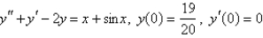 Solve the initial-value problem using the method of undetermined coefficients.