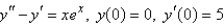 Solve the initial-value problem using the method of undetermined coefficients.