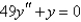 Solve the differential equation.