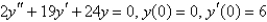 Solve the initial-value problem.