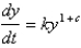 Let c be a positive number. A differential equation of the form where k is a positive constant, is called a doomsday equation because the exponent in the expression is larger than the exponent 1for natural growth. An especially prolific breed of rabbits has the growth term . If such rabbits breed initially and the warren has rabbits after months, then when is doomsday?
