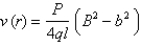 The velocity v of blood that flows in a blood vessel with radius and length l at a distance from the central axis is where P is the pressure difference between the ends of the vessel and q is the viscosity of the blood. Find the average velocity (with respect to r) over the interval