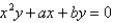 For what values of a and b is is an inflection point of the curve ? What additional inflection points does the curve have?