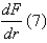 Newton's Law of Gravitation says that the magnitude F of the force exerted by a body of mass m on a body of mass M is . Find .