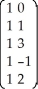 Let Y = and X = Find X, Y, ( X)<sup>-</sup><sup>1</sup> and finally ( X)<sup>-</sup><sup>1</sup> <sup> </sup> Y.