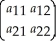 A = , B = , and C = show that = + and =