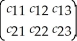 A = , B = , and C = show that = + and =