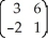In order for a matrix A to have an inverse, its determinant cannot be zero. Derive the determinant of the following matrices: A = B = X'X where X = (1 10)