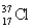 <strong>Choose the correct atom that has a nuclear charge of +17</strong> A) B) C) D)