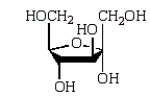 <strong>Which of the following monosaccharides has an open chain form that is a ketose?</strong> A) B) C) D)