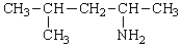 <strong>The IUPAC name for the compound is</strong> A) 2-methylpentanamine B) 4-methylpentanamine C) 2-methyl-4-pentanamine D) 4-methyl-2-pentanamine