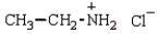 <strong>The amine salt produced from the reaction of ethyl amine with HCl would have the formula</strong> A) B) C) D)