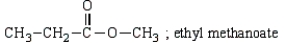 <strong>Which of the following esters is paired with an incorrect IUPAC name for it?</strong> A) B) C) D) more than one correct response E) no correct response