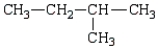 <strong>In which of the following alkanes are two secondary carbon atoms present?</strong> A) B) C) D)