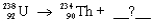 <strong>Identify the missing reactant or product in the following nuclear equation using the response list. </strong> A) alpha particle B) beta particle C) neutron D) proton