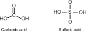 <strong>Some molecules are able to stabilize a negative charge by passing it from one atom to the next by a flip-flopping of double bonds. This occurs when the negative charge is one atom away from an oxygen double bond as follows. Note that the curved arrows indicate the movement of electrons:   Why then is sulfuric acid so much stronger an acid than carbonic acid?  </strong> A) In sulfuric acid, the negative charge is able to flip-flop to two additional oxygens rather than only one as is the case for carbonic acid. B) The two double bonded oxygens in     tend to destabilize the single bonded oxygens once the hydrogen ions form, thus making sulfuric acid more acidic. C) Since carbonic acid has resonance stabilization and sulfuric acid does not, sulfuric acid is less stable and more acidic. D) The acid strength of two comparative molecules is directly proportional to the number of number of oxygens directly bonded to the central atom. Sulfuric acid, having four such oxygens, is more acidic. <div style=padding-top: 35px> 