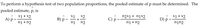 3 Construct and interpret confidence intervals for the difference between two population proportions.