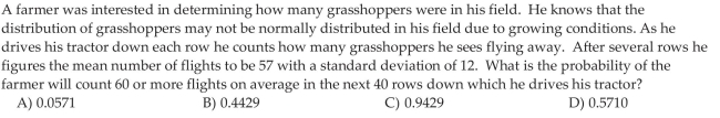 Describe the Distribution of the Sample Mean-Samples from a Population That Is Not Normal