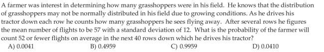 Describe the Distribution of the Sample Mean-Samples from a Population That Is Not Normal