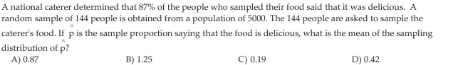 Describe the Sampling Distribution of a Sample Proportion