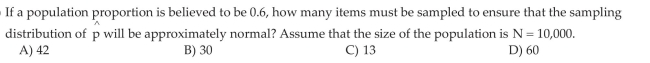 Describe the Sampling Distribution of a Sample Proportion