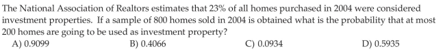 Compute Probabilities of a Sample Proportion
