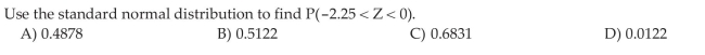 Interpret the Area under the Standard Normal Curve as a Probability
