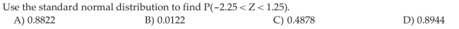 Interpret the Area under the Standard Normal Curve as a Probability