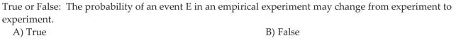 Compute and Interpret Probabilities Using the Empirical Method