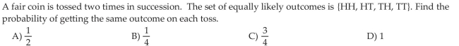 Compute and Interpret Probabilities Using the Classical Method