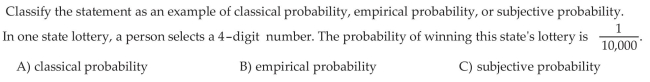 Use Simulation to Obtain Data Based on Probabilities