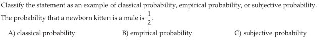 Use Simulation to Obtain Data Based on Probabilities