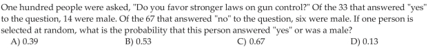 Use the General Addition Rule