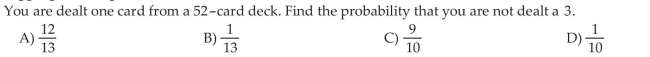 Compute the Probability of an Event Using the Complement Rule