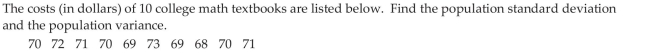 Compute the Standard Deviation of a Variable from Raw Data