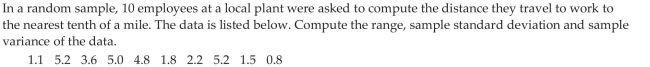 Compute the Standard Deviation of a Variable from Raw Data