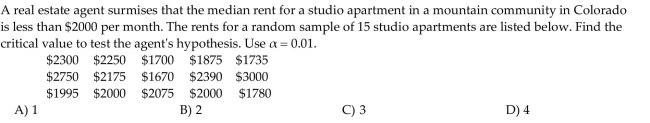 Choose the one alternative that best completes the statement or answers the question.